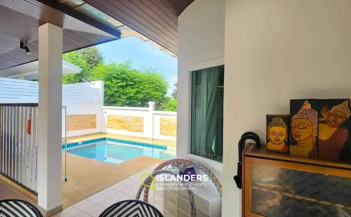 3 bedroom pool villa with mountain view