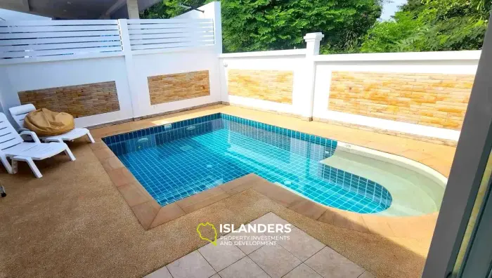 3 bedroom pool villa with mountain view