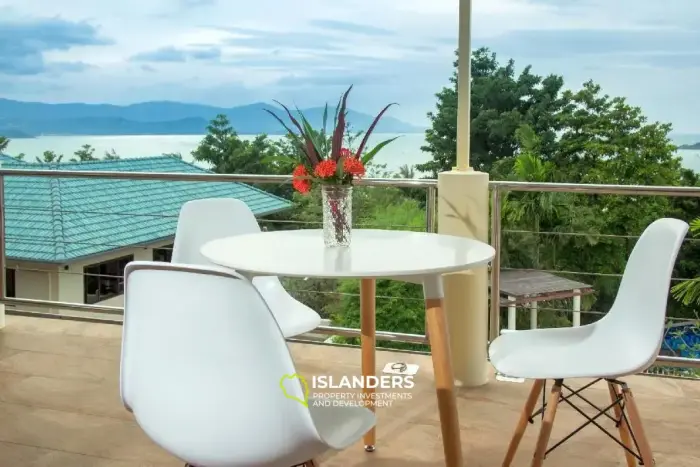 Panoramic villa 4 bedrooms with a large plot and a pool