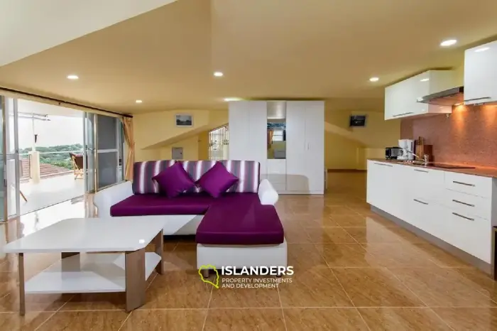 Panoramic villa 4 bedrooms with a large plot and a pool