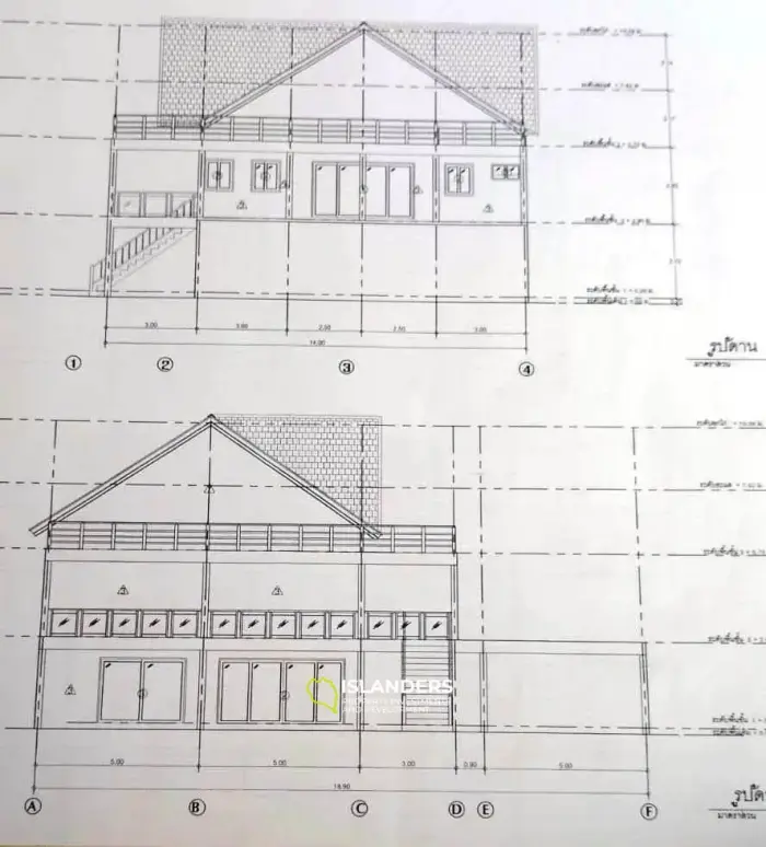 Panoramic villa 4 bedrooms with a large plot and a pool