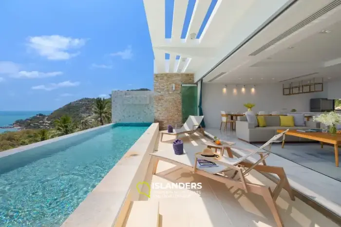 Maisonette-Poolvilla mit 2+1 Schlafzimmern