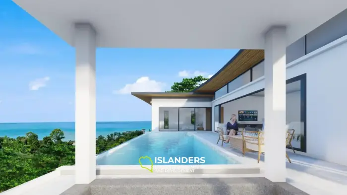 Villa avec 4 chambres et vue mer à Chaweng (en construction)