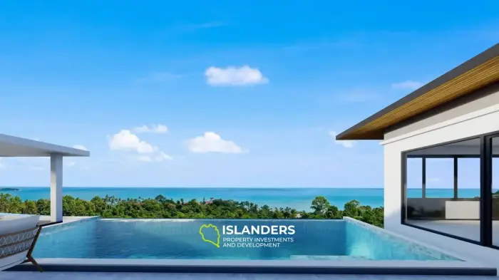 Villa avec 4 chambres et vue mer à Chaweng (en construction)