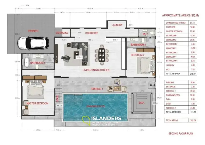 Villa avec 4 chambres et vue mer à Chaweng (en construction)