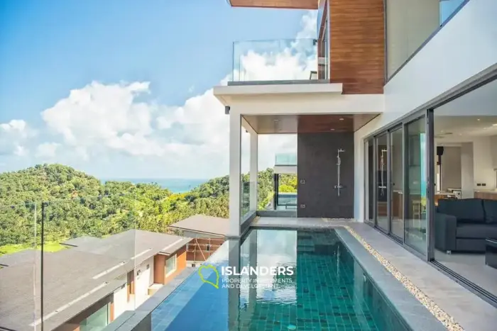 Voir la villa avec piscine de 2 chambres