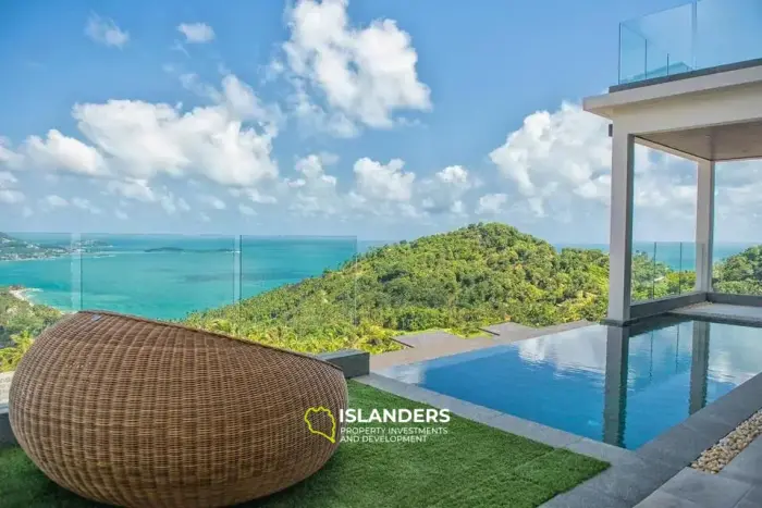 Voir la villa avec piscine de 2 chambres