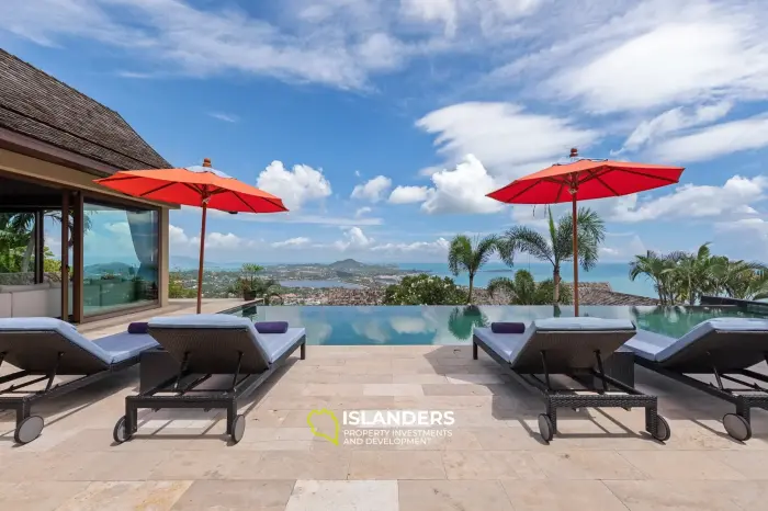 Panoramic 4 bedroom villa on Chaweng