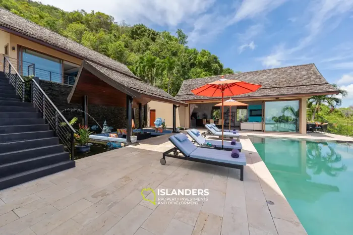 Panoramic 4 bedroom villa on Chaweng