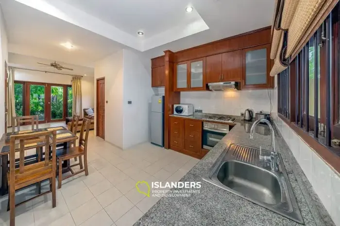 ทาวน์เฮ้าส์ 2 ห้องนอน ใกล้หมู่บ้านชาวประมง