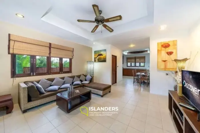 ทาวน์เฮ้าส์ 2 ห้องนอน ใกล้หมู่บ้านชาวประมง