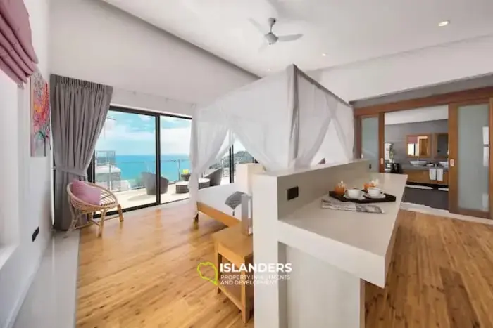 Elegant modern luxury 5* villa overlooking Chaweng beach