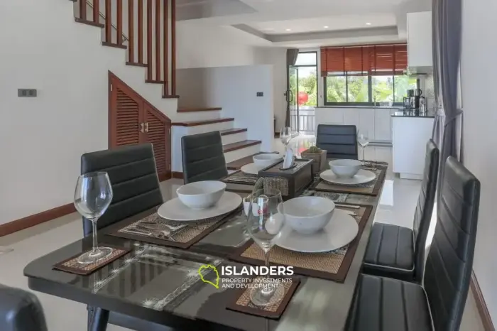 View villa 3 bedrooms with swimming pool near Chongmon beach