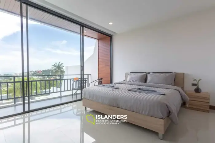 View villa 3 bedrooms with swimming pool near Chongmon beach