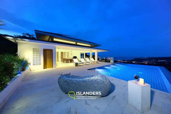 Villa panoramique de luxe de 5 chambres