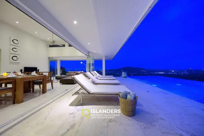 Villa panoramique de luxe de 5 chambres