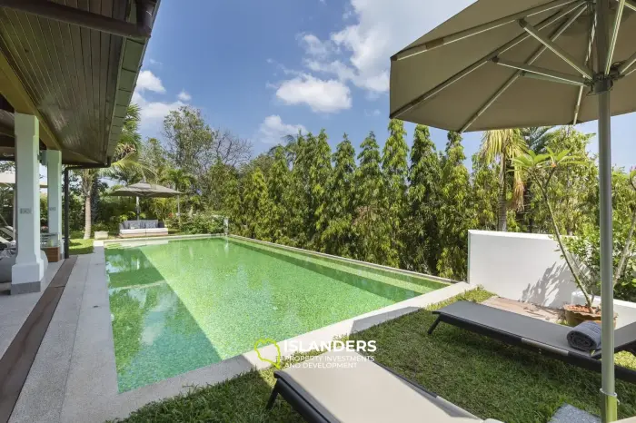 8 bedroom garden villa with pool and premium service