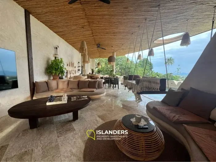 Villa única con vistas al mar en venta en Plai Laem, 3 dormitorios: ideal para compradores exigentes