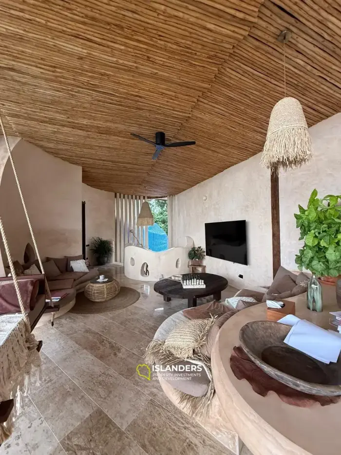 Villa única con vistas al mar en venta en Plai Laem, 3 dormitorios: ideal para compradores exigentes