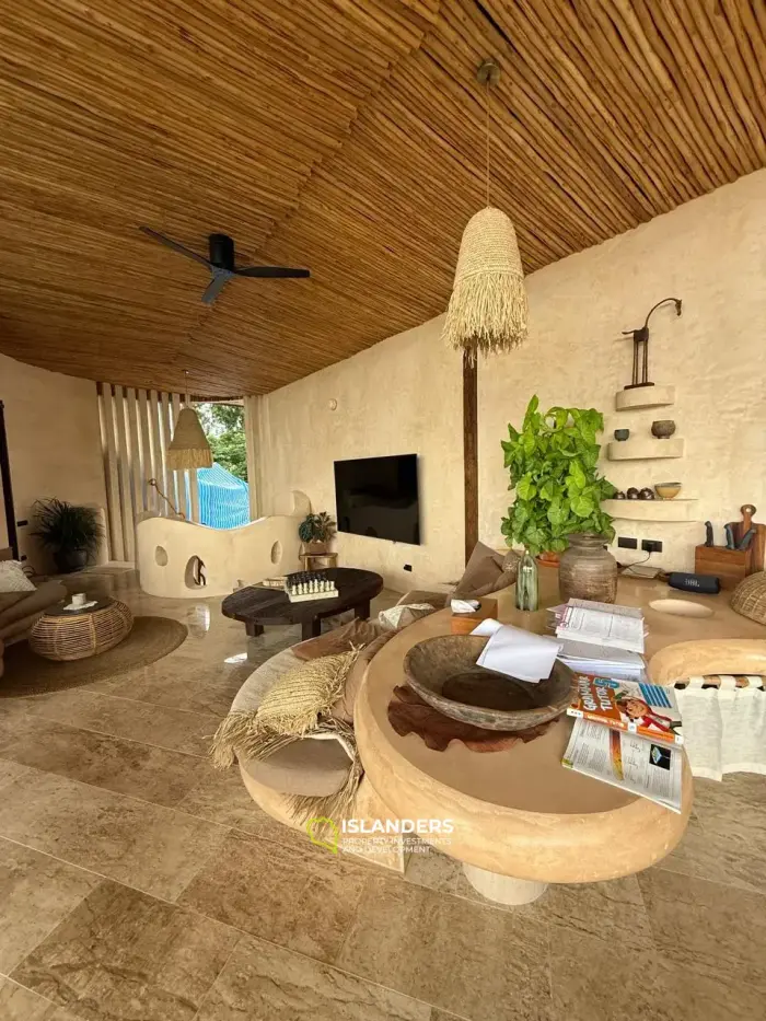 Villa única con vistas al mar en venta en Plai Laem, 3 dormitorios: ideal para compradores exigentes