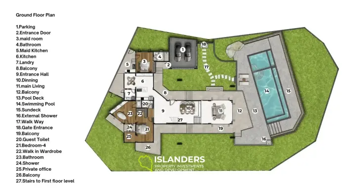 New Luxury Sea View Pool Villa for Sale in Lamai, Koh Samui