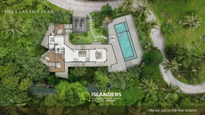 New Luxury Sea View Pool Villa for Sale in Lamai, Koh Samui