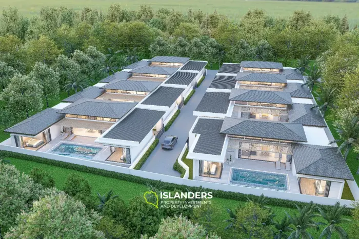 Luxuriöse, brandneue Villa mit 3 Schlafzimmern und atemberaubendem Bergblick, nur wenige Minuten vom Fisherman's Village entfernt.