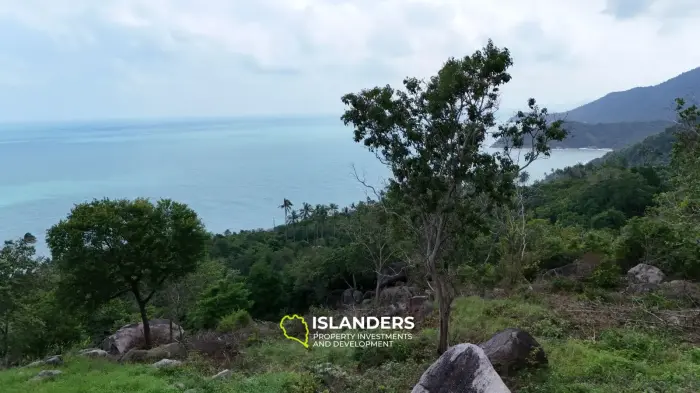 Atemberaubendes 25 Rai-Grundstück zum Verkauf in Than Sadet, Koh Phangan – Atemberaubender 270°-Meerblick 🌄