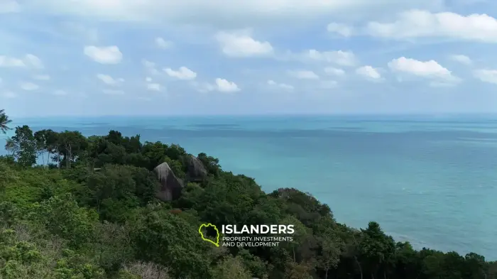 Atemberaubendes 25 Rai-Grundstück zum Verkauf in Than Sadet, Koh Phangan – Atemberaubender 270°-Meerblick 🌄