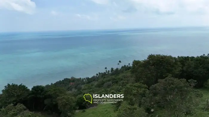Atemberaubendes 25 Rai-Grundstück zum Verkauf in Than Sadet, Koh Phangan – Atemberaubender 270°-Meerblick 🌄