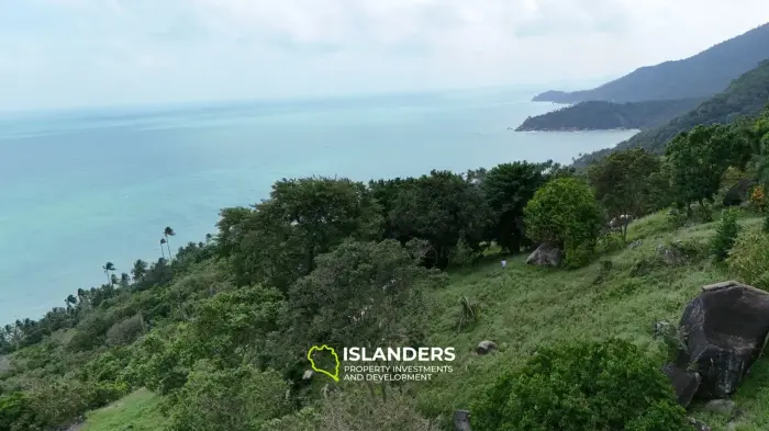 Atemberaubendes 25 Rai-Grundstück zum Verkauf in Than Sadet, Koh Phangan – Atemberaubender 270°-Meerblick 🌄