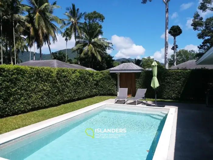 Villa con piscina de 3 dormitorios cerca del centro de la ciudad