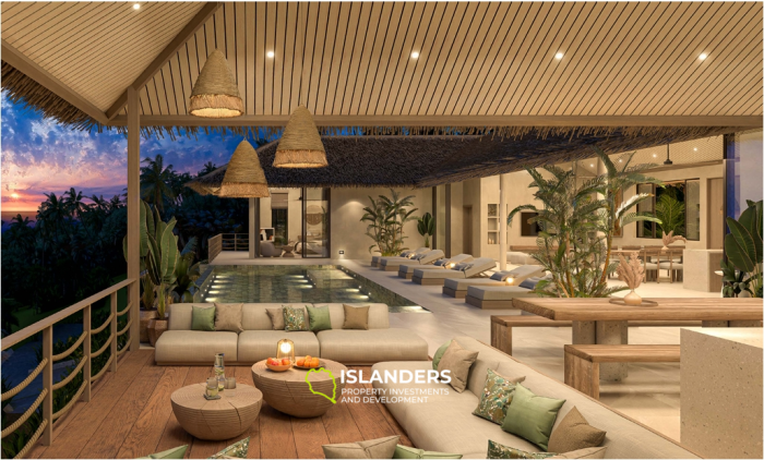 Pool villa 5 bdrm with stunning gulf views