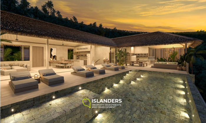 Pool villa 5 bdrm with stunning gulf views