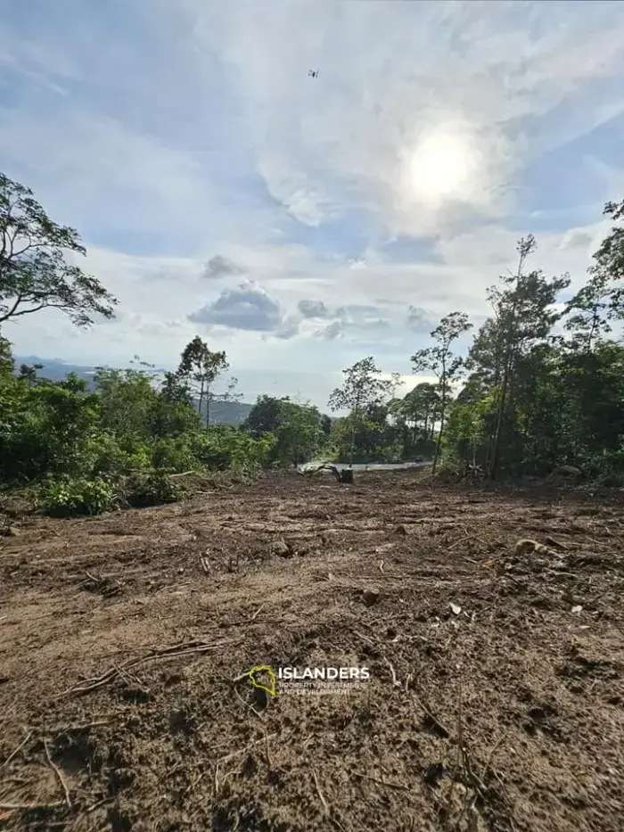 Nice sea view & sunset view plot for sale: Angthong 6 million 