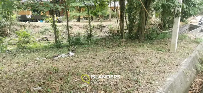 Small plot by the river 