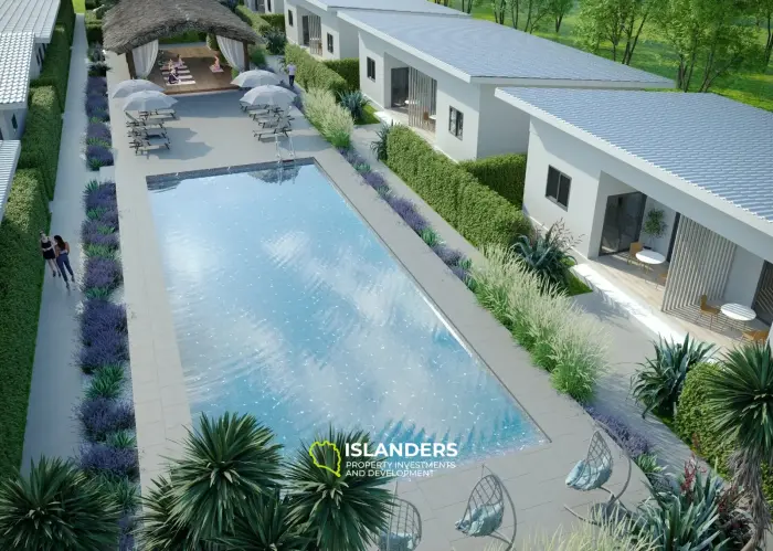Phangan Tropical Villas – Maison 1 chambre avec piscine commune pour les nomades numériques au paradis !