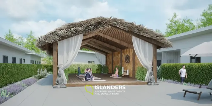 Phangan Tropical Villas – Maison de 3 chambres avec piscine commune pour les nomades numériques au paradis !