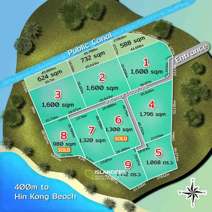Hinkong 🏝️ Terrain plat de premier choix à vendre – Meilleur prix du secteur ! 🏝️