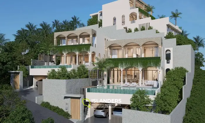 Prime Land + 3 projects of 3 premium villas  (construction NOT included in price)  – 1,400 sqm with Thai Company