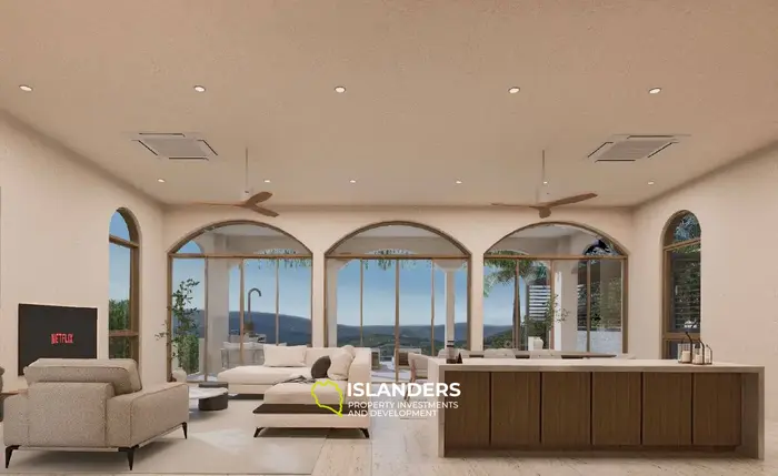 Prime Land + 3 projects of 3 premium villas  (construction NOT included in price)  – 1,400 sqm with Thai Company