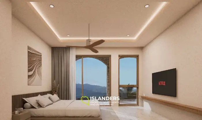 Prime Land + 3 projects of 3 premium villas  (construction NOT included in price)  – 1,400 sqm with Thai Company