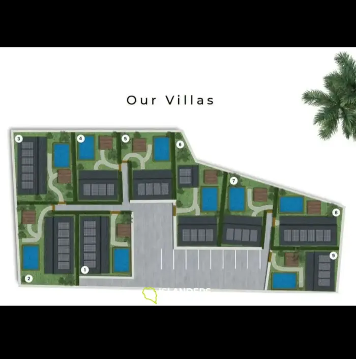 Villa de 2 dormitorios con piscina y una arquitectura cuidadosamente diseñada