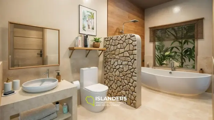 Spacious 3 bdrm pool villa in a quiet area with picturesque views 
