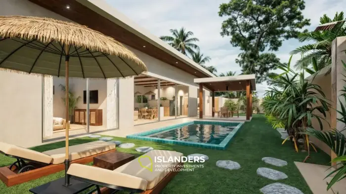 Spacious 3 bdrm pool villa in a quiet area with picturesque views 