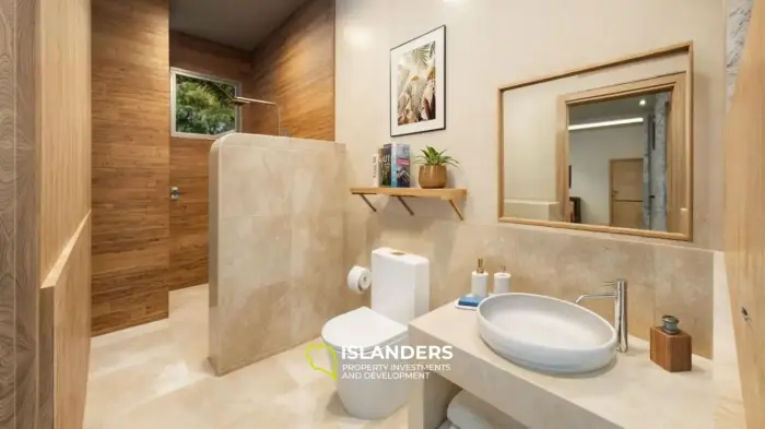 Spacious 3 bdrm pool villa in a quiet area with picturesque views 