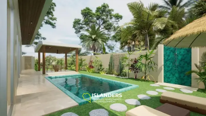 Spacious 3 bdrm pool villa in a quiet area with picturesque views 