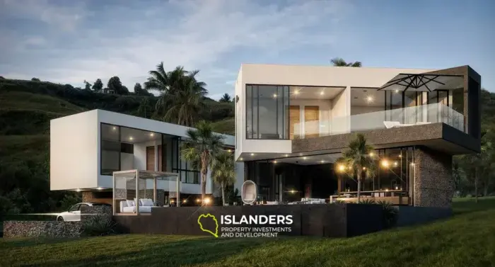 Stylish 4 bdrm pool villa in a prestigious area of ​​the island