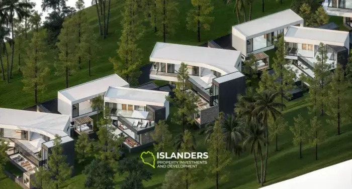 Stylish 4 bdrm pool villa in a prestigious area of ​​the island