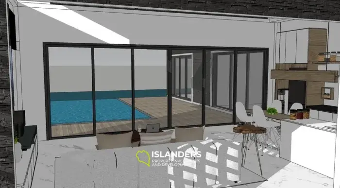 3-bedroom pool villa in Maenam